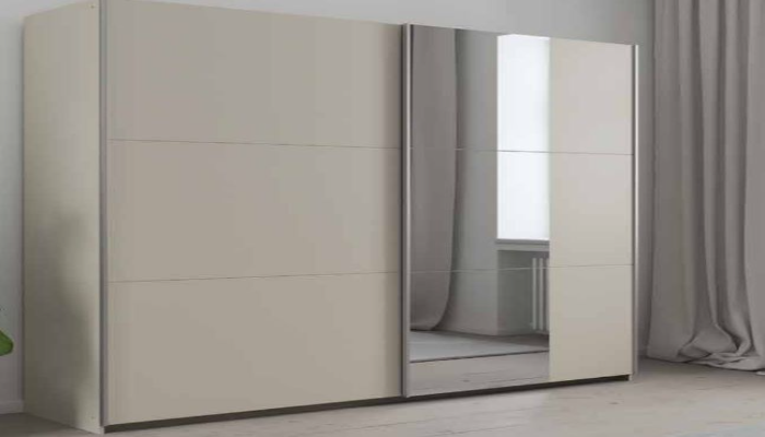 2 Door 1 Mirror Sliding Wardrobe