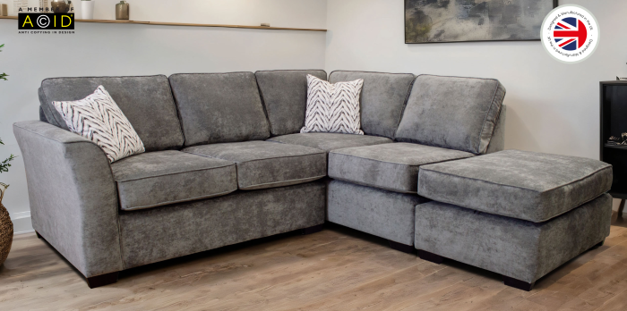 Chaise Fabric Corner Suite